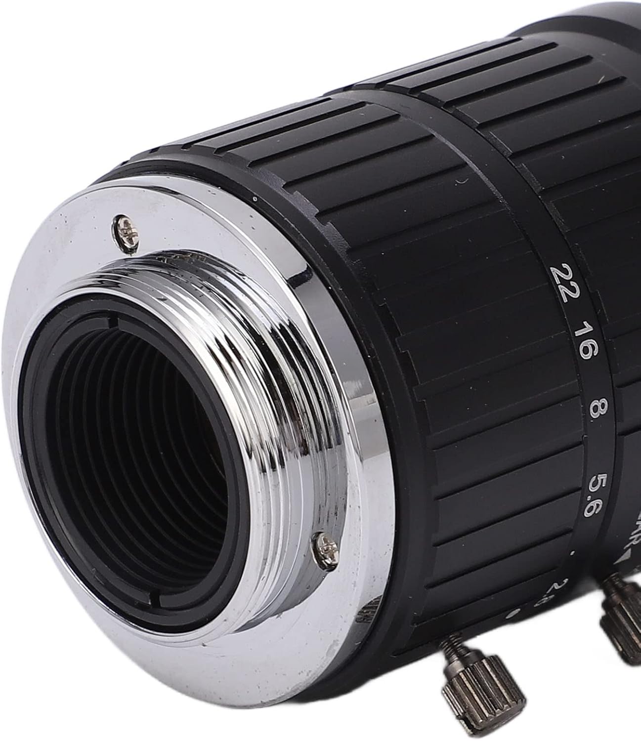 Telephoto Lens C Mount Lens 75mm Focal Length 10MP Pixels Fixed Zoom Lens with Manual Iris Focus for Photographer Industrial