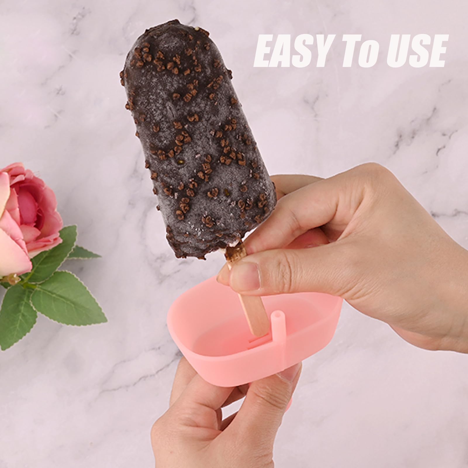 DuDuZui 4PCS Drip Free Popsicle Holder - Image 4