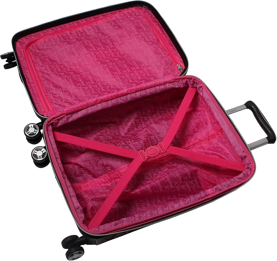 Amazon.com | Betsey Johnson 26 Inch Checked Luggage Collection