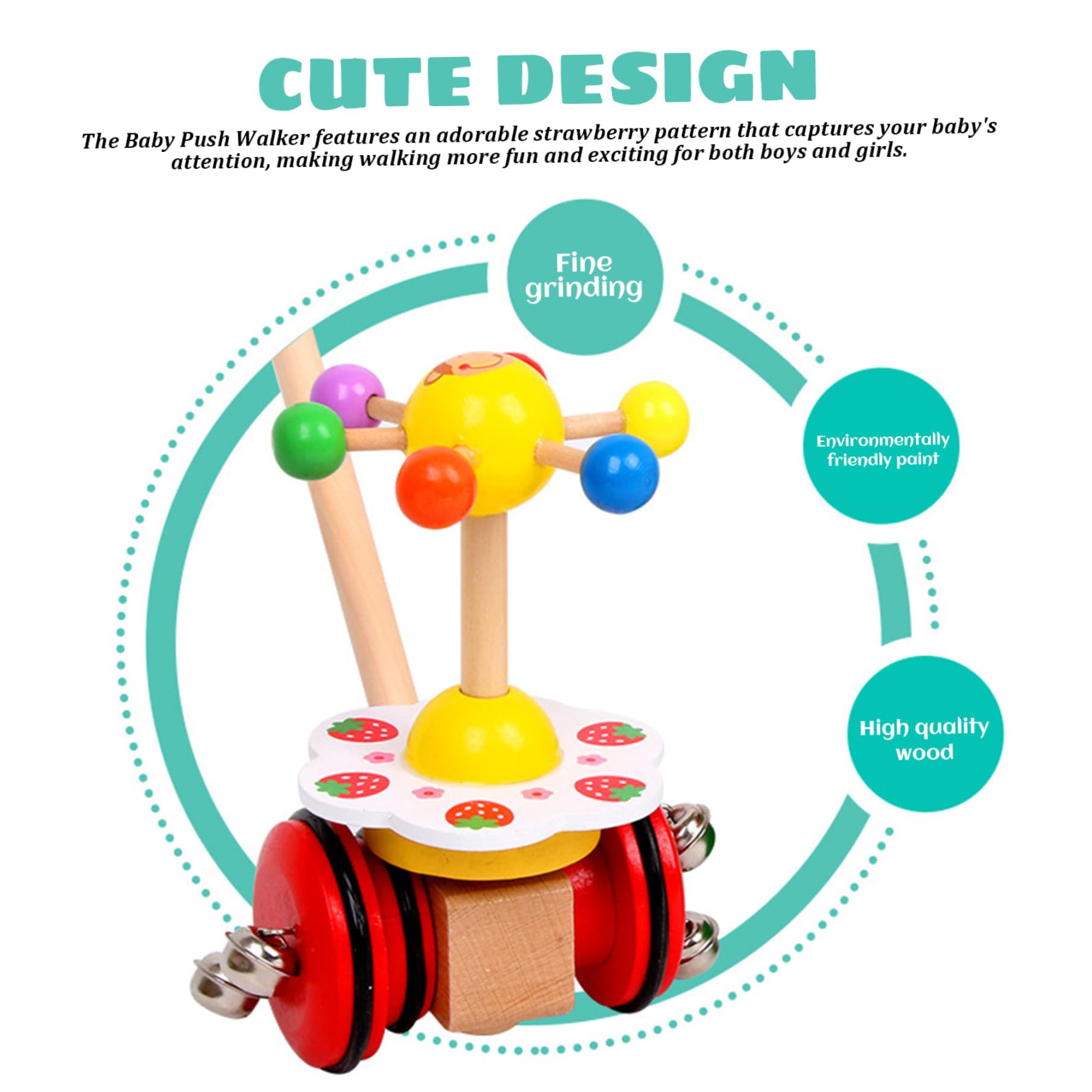 Baby Crib Pull up Rings- Baby Walking Exercises Assistant Rings