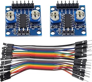 AIHJCNELE 2pcs PAM8406 Digital Amplifier Board 5W 5W Dual Channel Stereo Audio Module DC 2.5V-5V Class D 4Ω 8Ω Sound Music Board Noiseless 2 Channel Power Amplifier Module with Cable