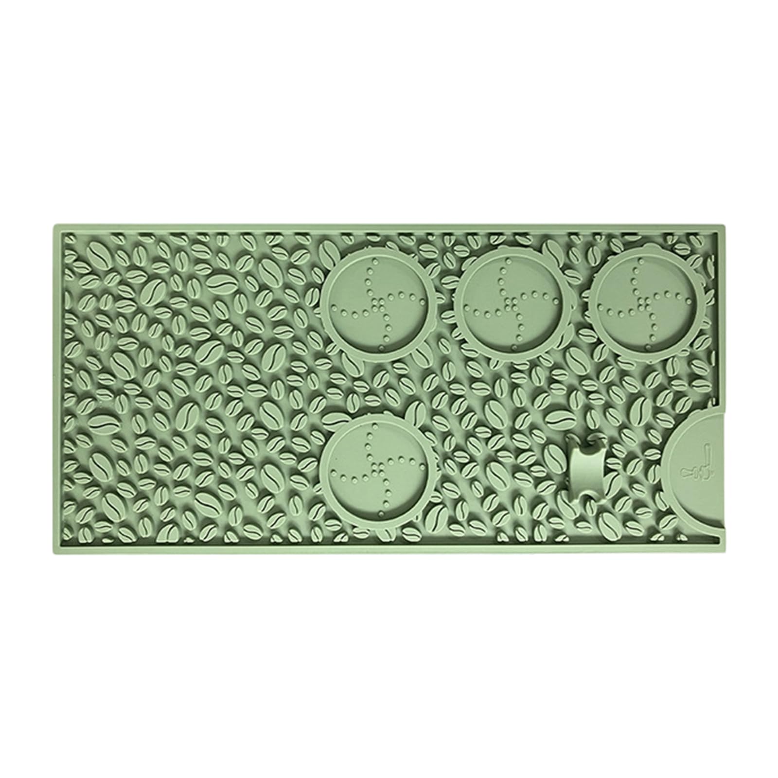 Msioytog Silicone Work Front Mats Specifically Produced for Coffee Grinding and Tamping Activity in Any Brewing Setups Coffee Tamper Mats