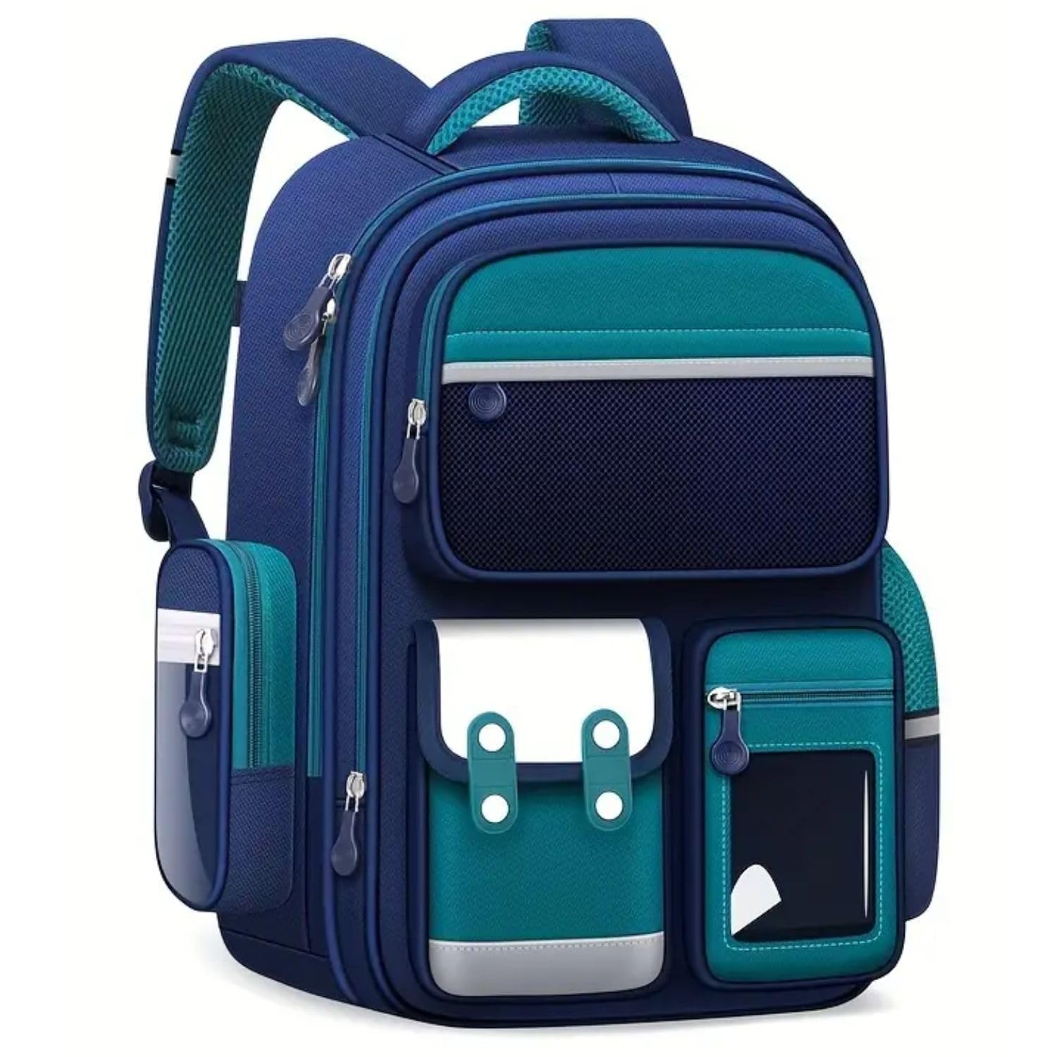 funblast School Bag for Boys - Casual Backpack School Bagpack for Children, Boys Girls, Kids School Bag, Multipurpose Travel Bag, Picnic Bag, College Bag (40 CM X 30 CM X 17 CM) Green-picture-38