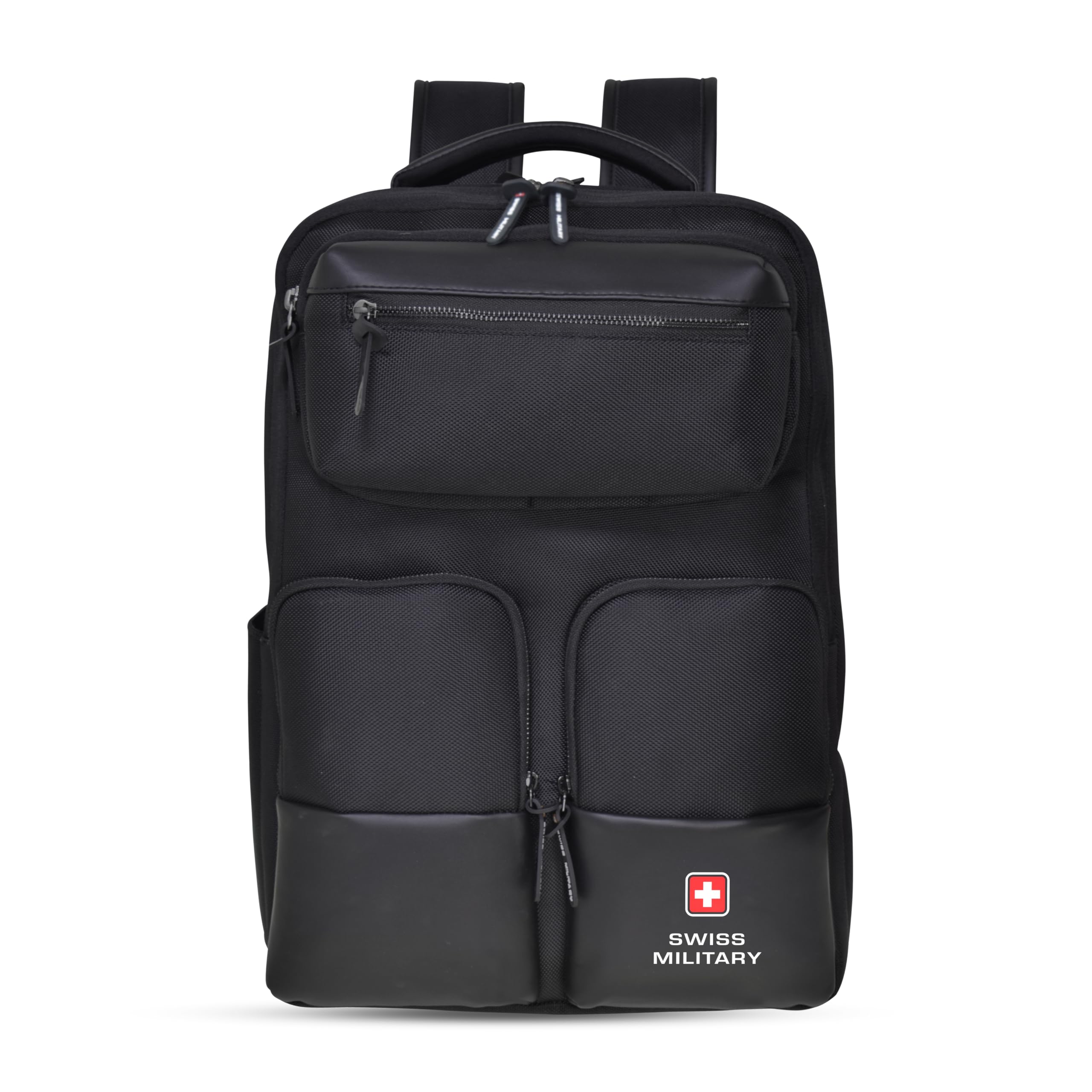 Swiss Military Blizzard Black Laptop Backpack with Luggage Trolley Strap | USB and Type C Charging Port | 21 Lt Capacity (B0CQM5Q8FN) Amazon Price History, Amazon Price Tracker