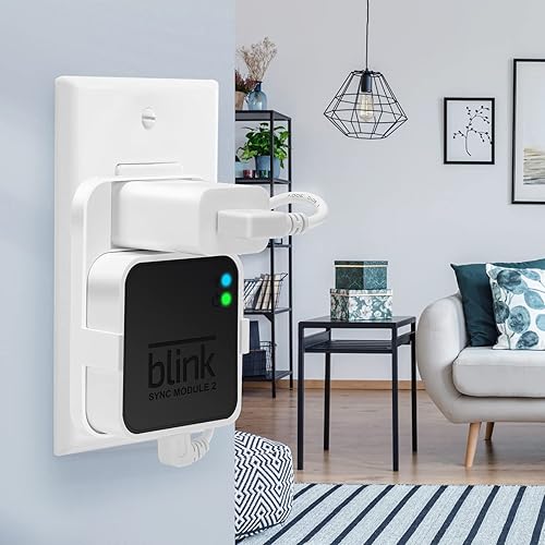 Miniatura 5 de WDZREE Soporte de pared para Blink Sync Module 2, ahorra espacio y fácil de mover para cámara de seguridad Blink al aire libre interior con cable