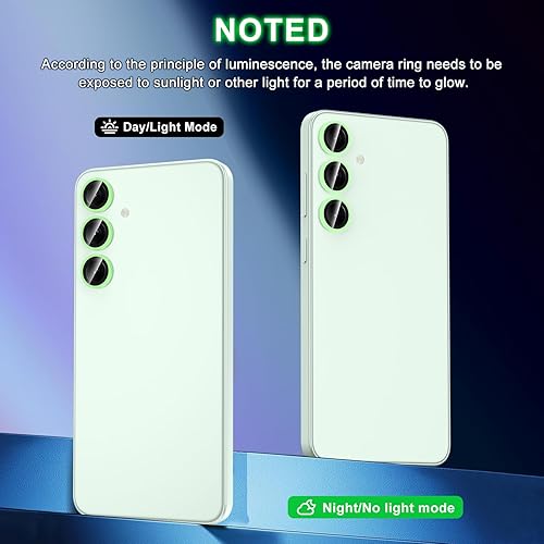 Vista 228 de para Samsung Galaxy Z Flip 7 Protector de Lente de Cámara, Cubierta de Lente de Vidrio Templado con Anillo de Metal Individual, [Fuerte Adhesión] 1