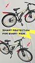 Bicycle Mudguard Plastic Fender Set - Front & Rear with Red Ends and Mounting Clamp | Universal Fit | 26Inch | EXCEL (Reflex Ride Model) gallery image