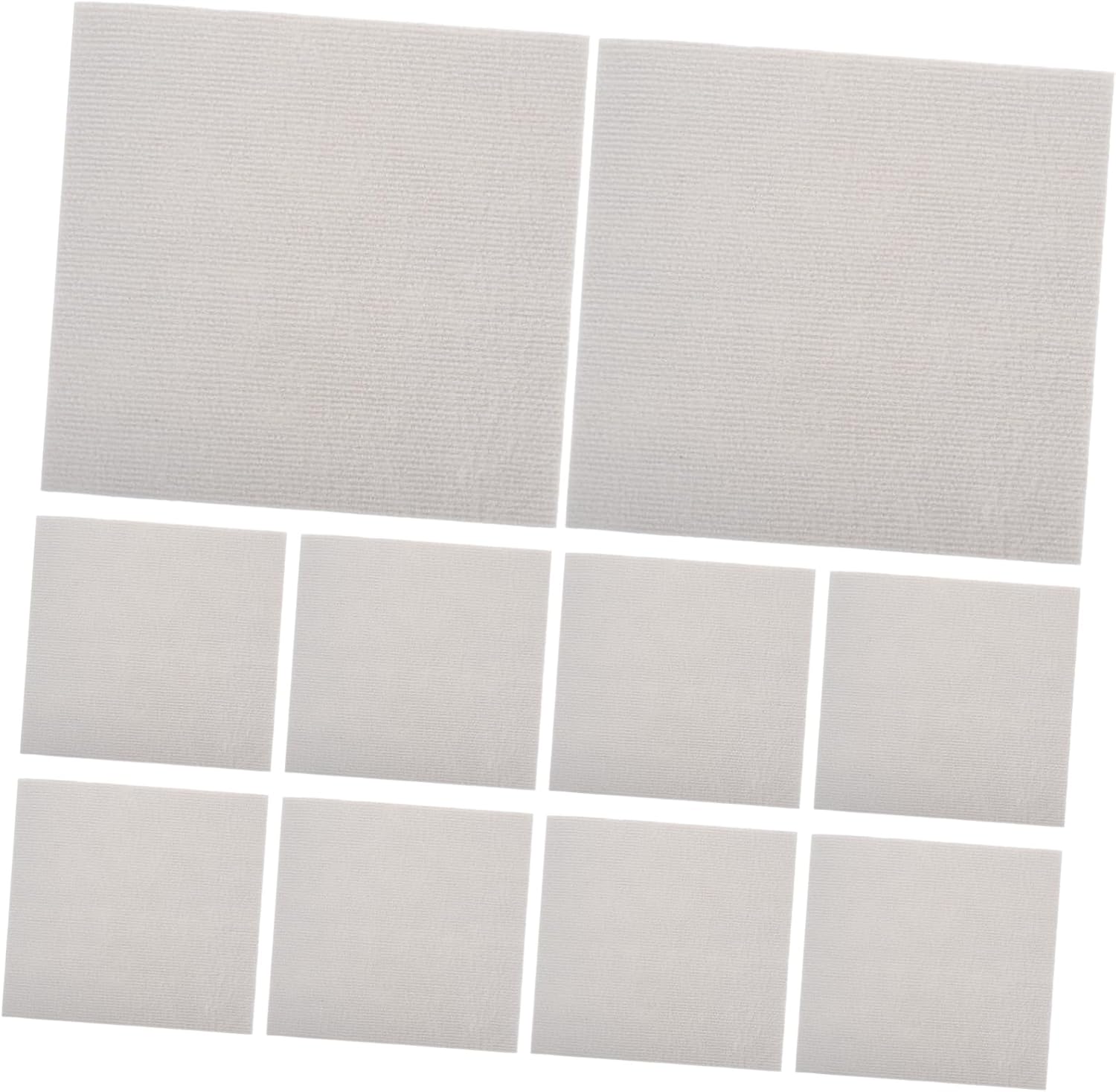 10 Pack Self Adhesive Carpet Squares Non-Slip Floor Tiles for Basement Office DIY