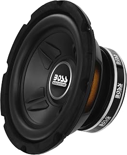 BOSS Audio CXX8 8-Inch Car Subwoofer - 600W Max Power, 4-Ohm Single Voice Coil, Polypropylene Cone for Deep Bass