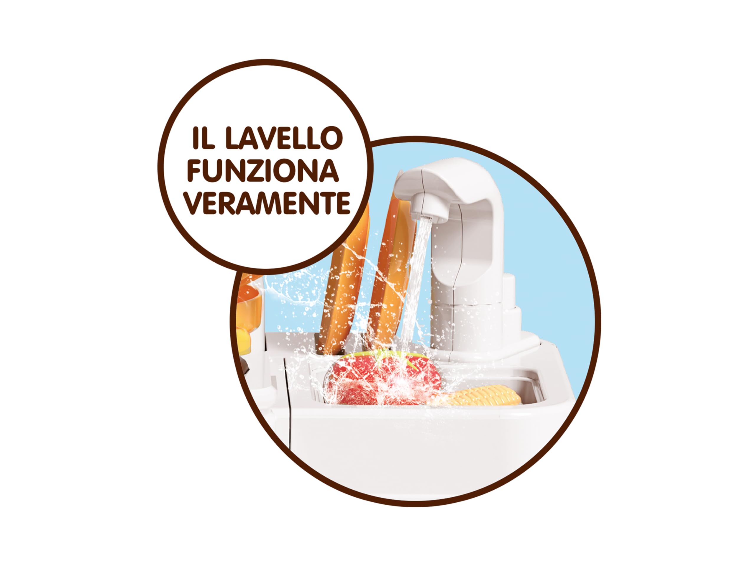 Teorema - Cucina in Miniatura Grande Chef per Bambini con 47 Pezzi, Suoni e Luci Reali
