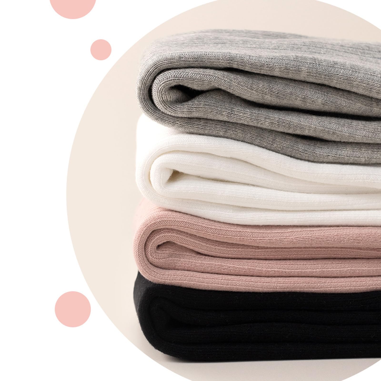 Leggings foderati in pile per bambine, invernali, caldi, in velluto, a maglia, termici, 1-6 anni
