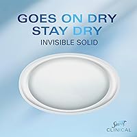 Vista 5 de Secret Clinical Strength desodorante antitranspirante para mujeres, 3X Protección contra el estrés, 72 horas de protección contra el sudor