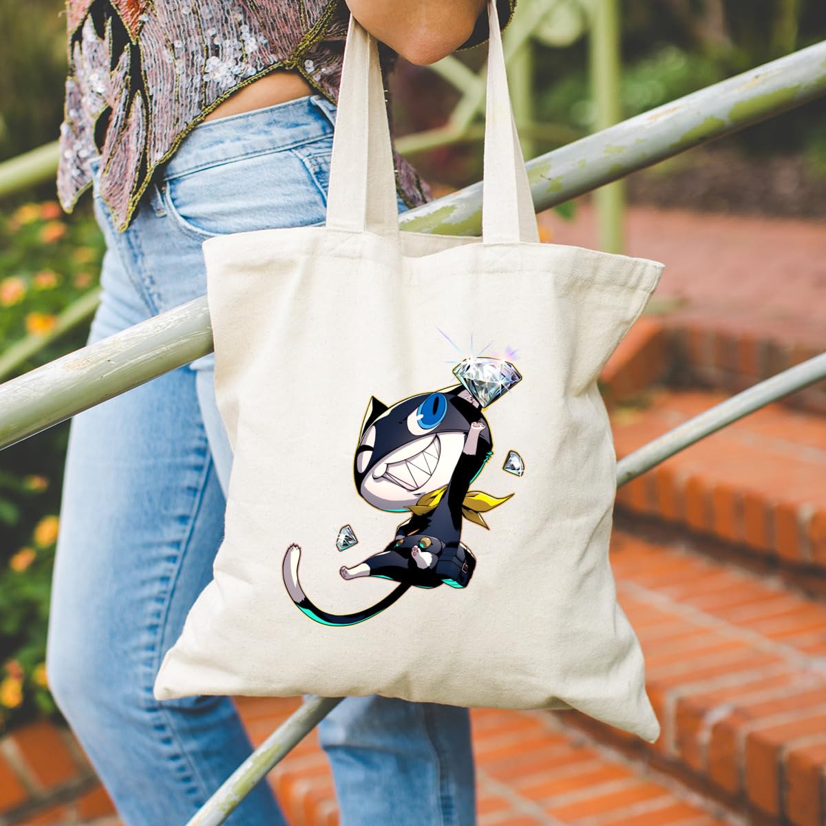 【入手困難】【値下げ不可】ペルソナ５イメージトートバッグ2種セット Amazon.co.jp: ペルソナ5 モルガナ トートバッグ レディース