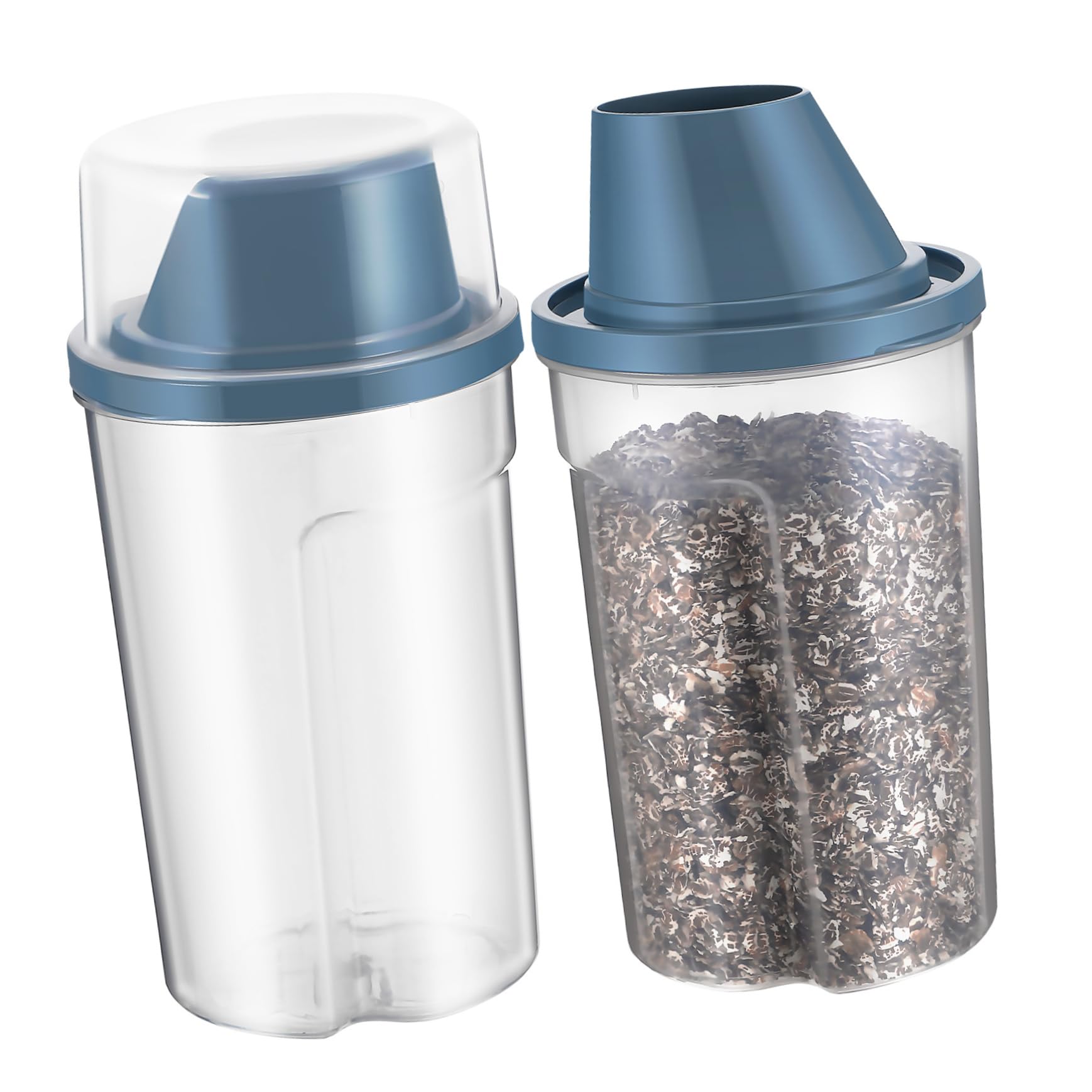 BESPORTBLE Pet Food Storage Containers Airtight Pet Food Container for Cat Dog Litter Handle 1000ml