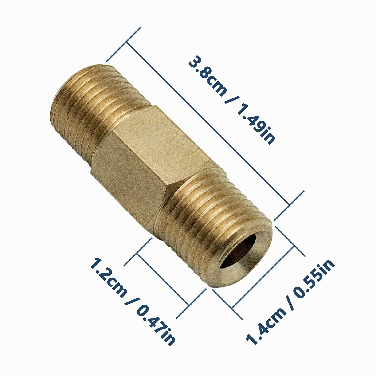DERASL Adaptador de cañón de espuma de 1/4 pulgadas para la serie Bosch AQT, rosca macho compatible con modelos antiguos, lanza de espuma de nieve y boquilla de botella de jabón
