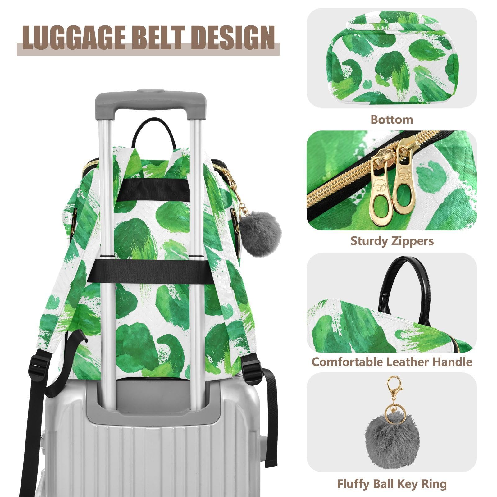 Zaino da donna 15L Premium elegante zaino portatile versatile