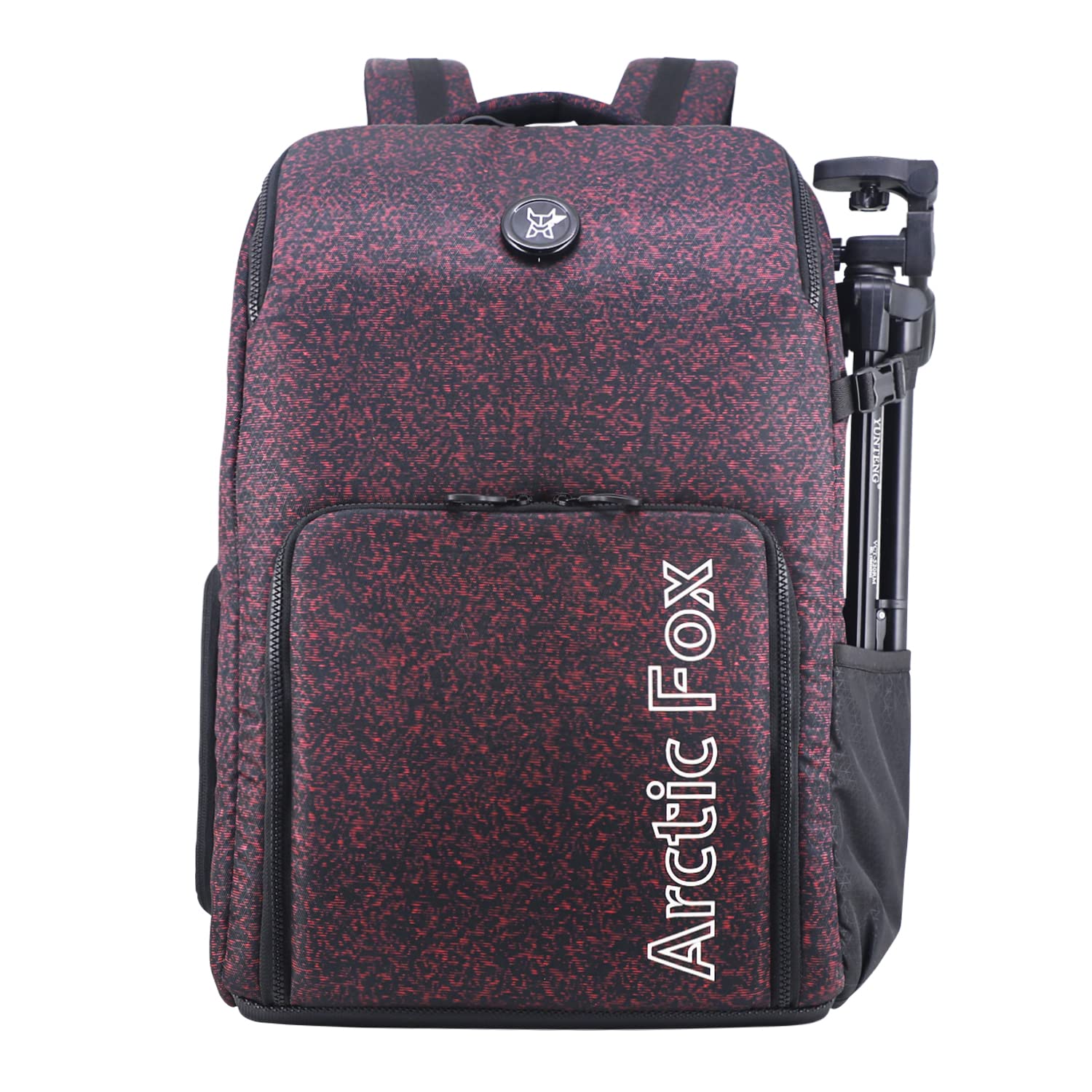 Arctic Fox Camera Bag for Polariod/DSLR Camera with Lens, 15.5 Inch Laptop and Tripod Holder (Red)-picture-25