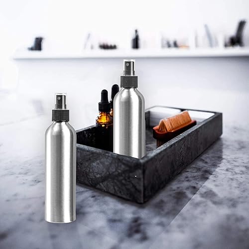 Miniatura 5 de Youeon Paquete de 9 botellas de pulverización fina de 8 onzas, botellas atomizadoras recargables de aluminio, botellas reutilizables vacías con