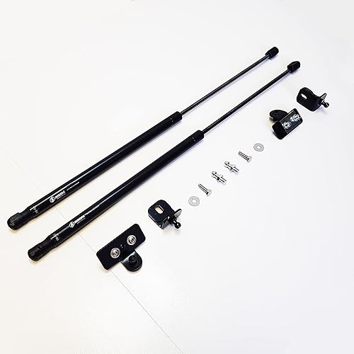 Amortiguador de amortiguador de capó delantero x2 piezas Kit de varilla de instalación compatible con Mitsubishi Pajero IV Wagon 2006-2017