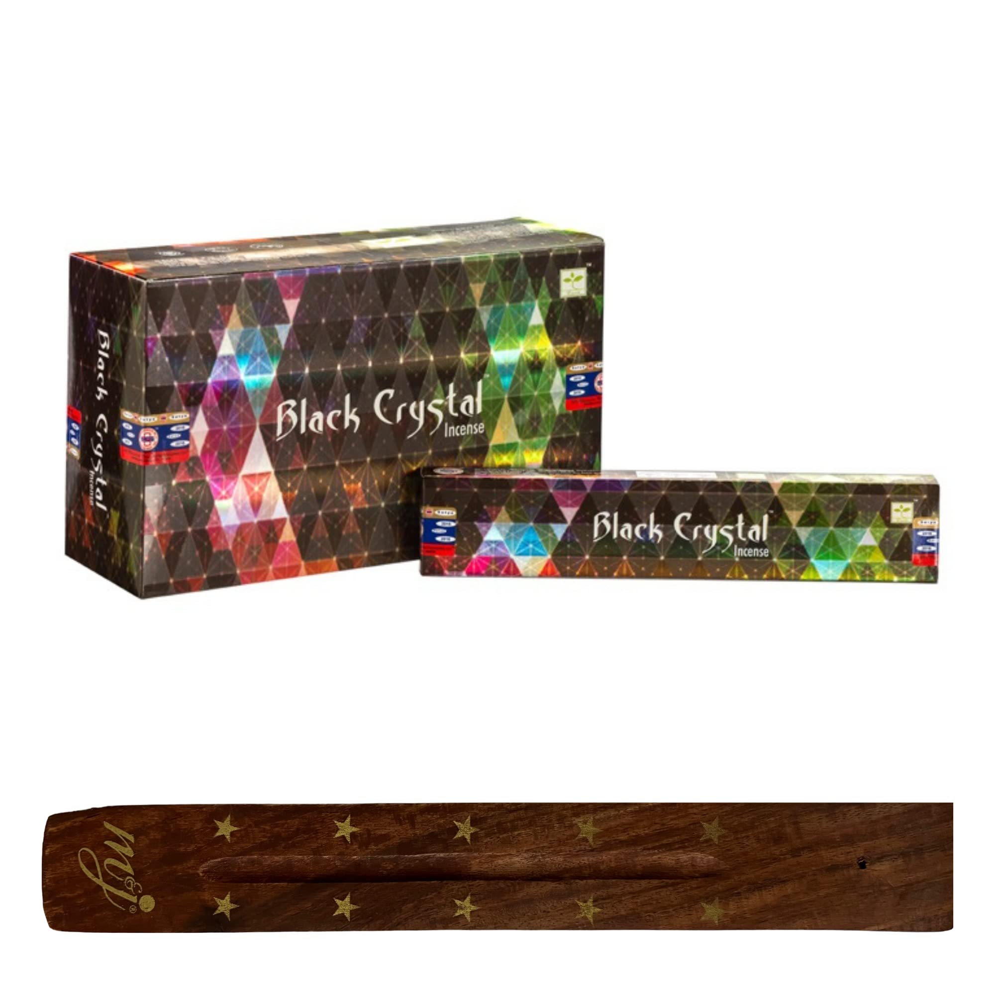 Original Satya Nag Champa Black Crystal Incense Sticks