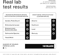 Vista 4 de Toniiq Lactobacillus Rhamnosus - Ultra alta resistencia 100B CFU con FOS prebiótico - Cápsulas de liberación retardada - Probado en laboratorio