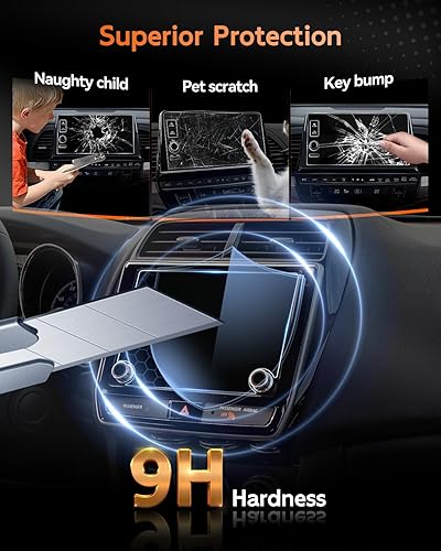 Vista 365 de CDEFG Cristal templado para Chevrolet Silverado/GMC Sierra 2025, pantalla táctil de 13.4 pulgadas, accesorios para Chevy Silverado/Sierra 1500