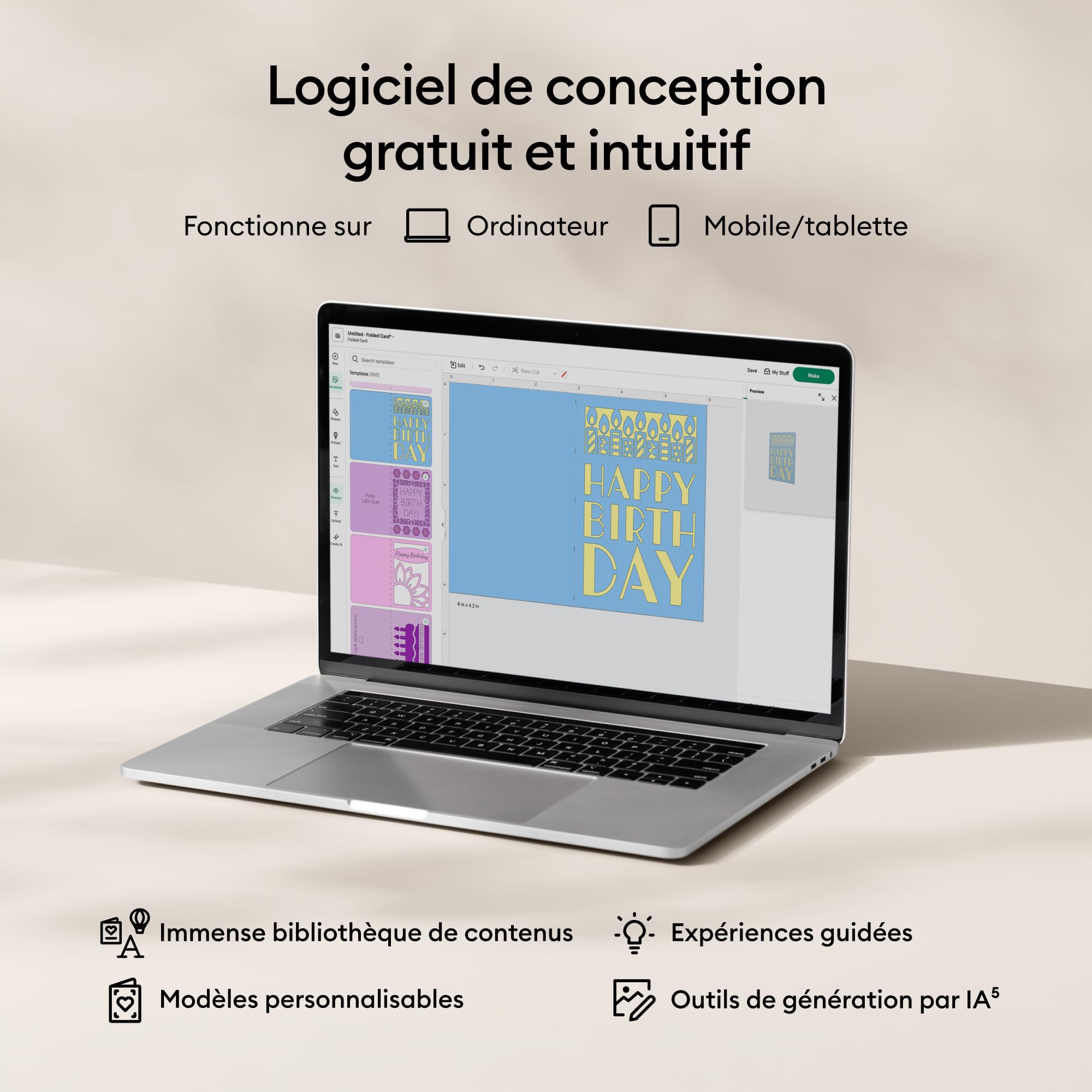 Cricut Explore™ 5 Pack Ultime + Contenu numérique