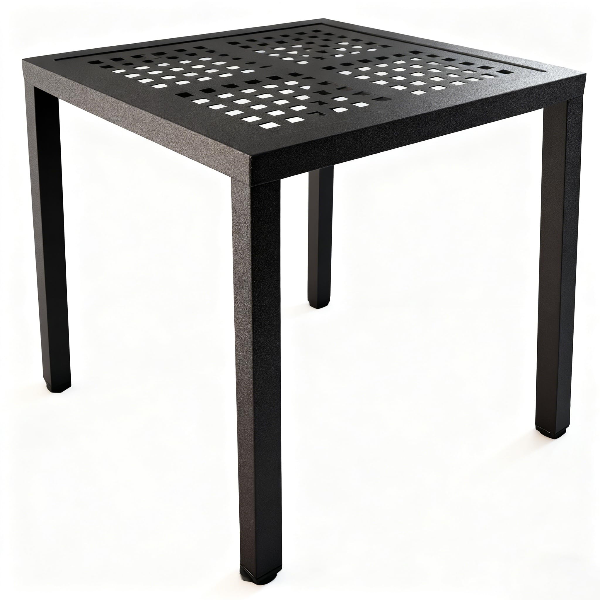 Aluminium Pflanzenständer Leiter, Platzsparend, für Innen und Außen, Terrasse, Balkon, Garten (Schwarz, 45.5*37.5CM)