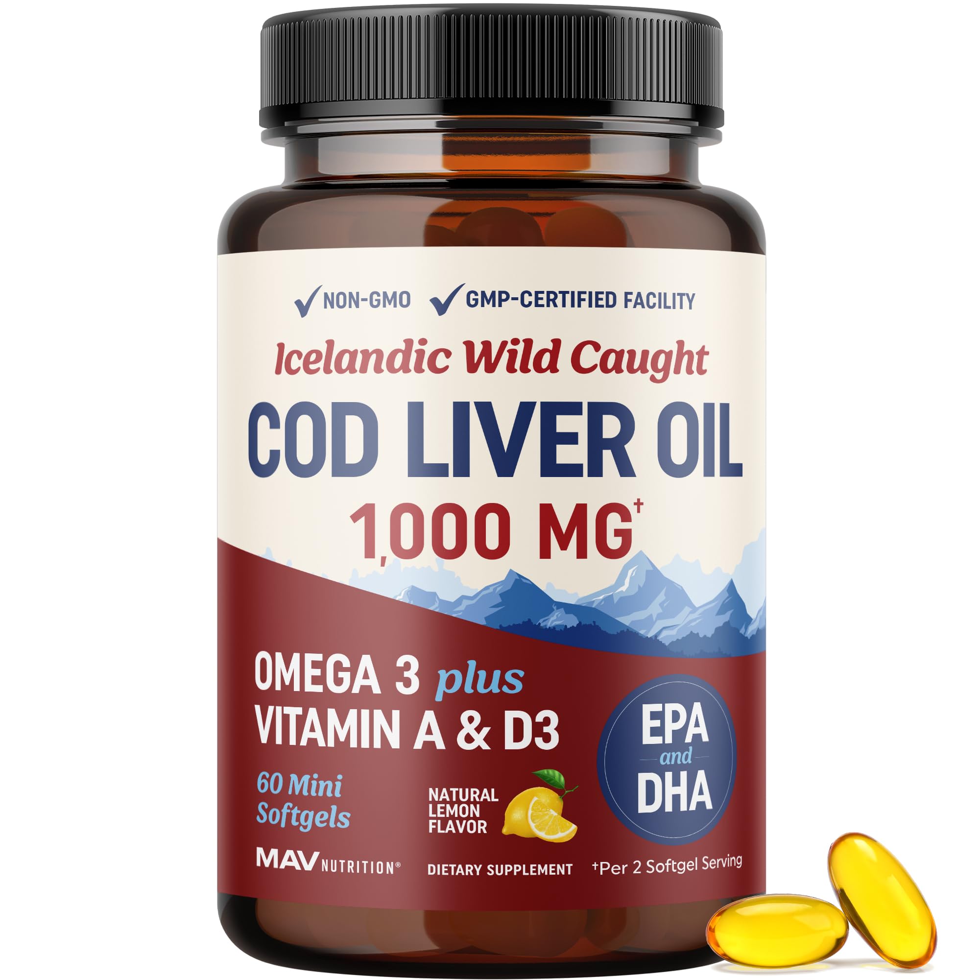 MAV Nutrition Cod Liver Oil
