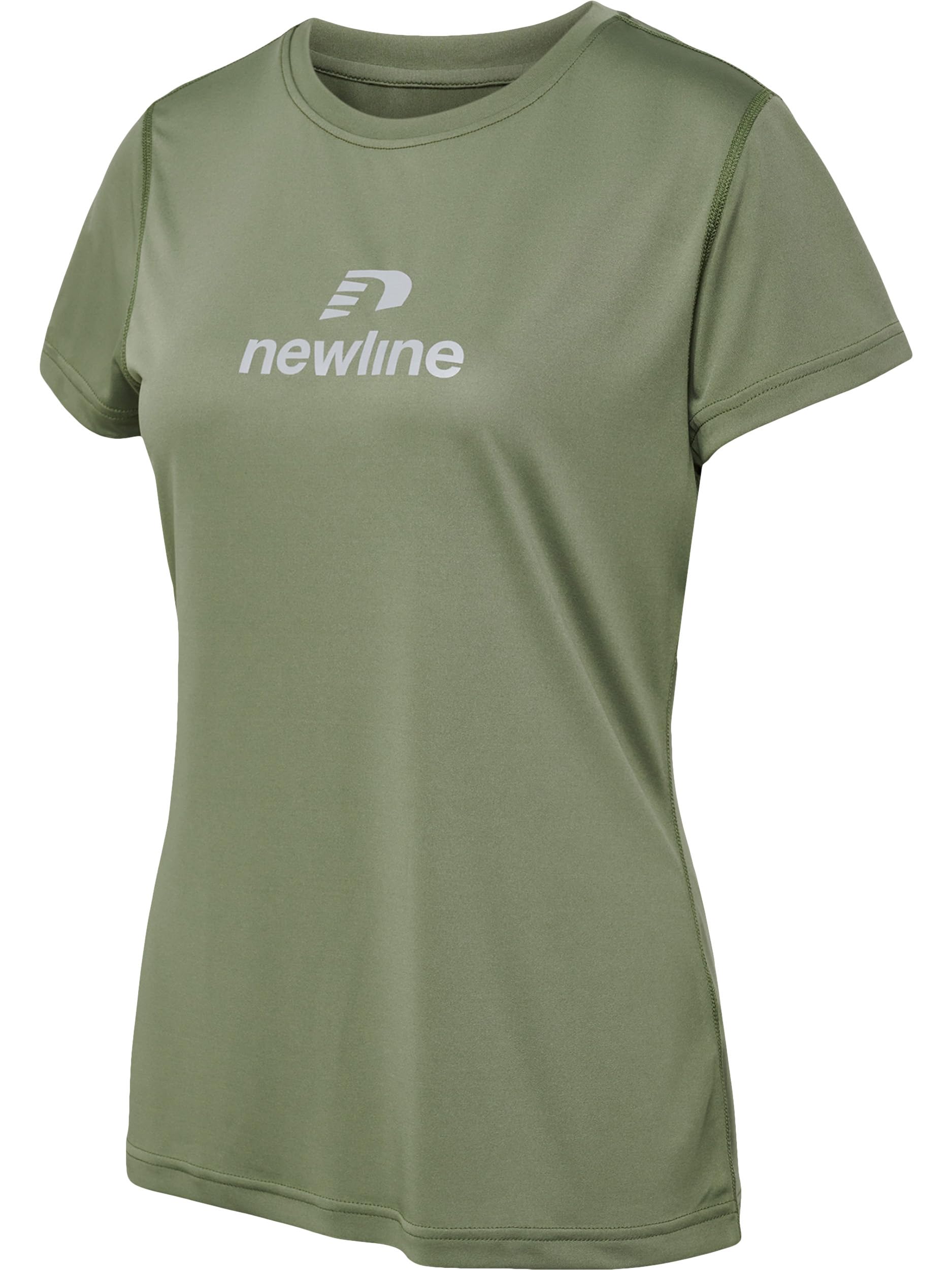 newline Women's Nwlbeat Tee Woman T-Shirt, Deep Lichen Green - Image 4