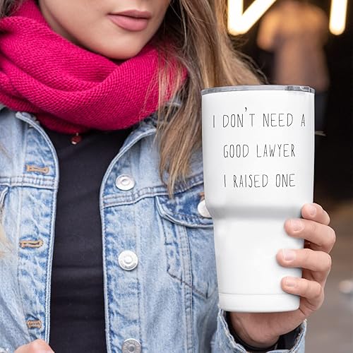 Miniatura 6 de I Don't Need A Good Lawyer I Rised - Vaso de viaje de acero inoxidable de 30 onzas, vaso de café aislado, bonita decoración de cocina