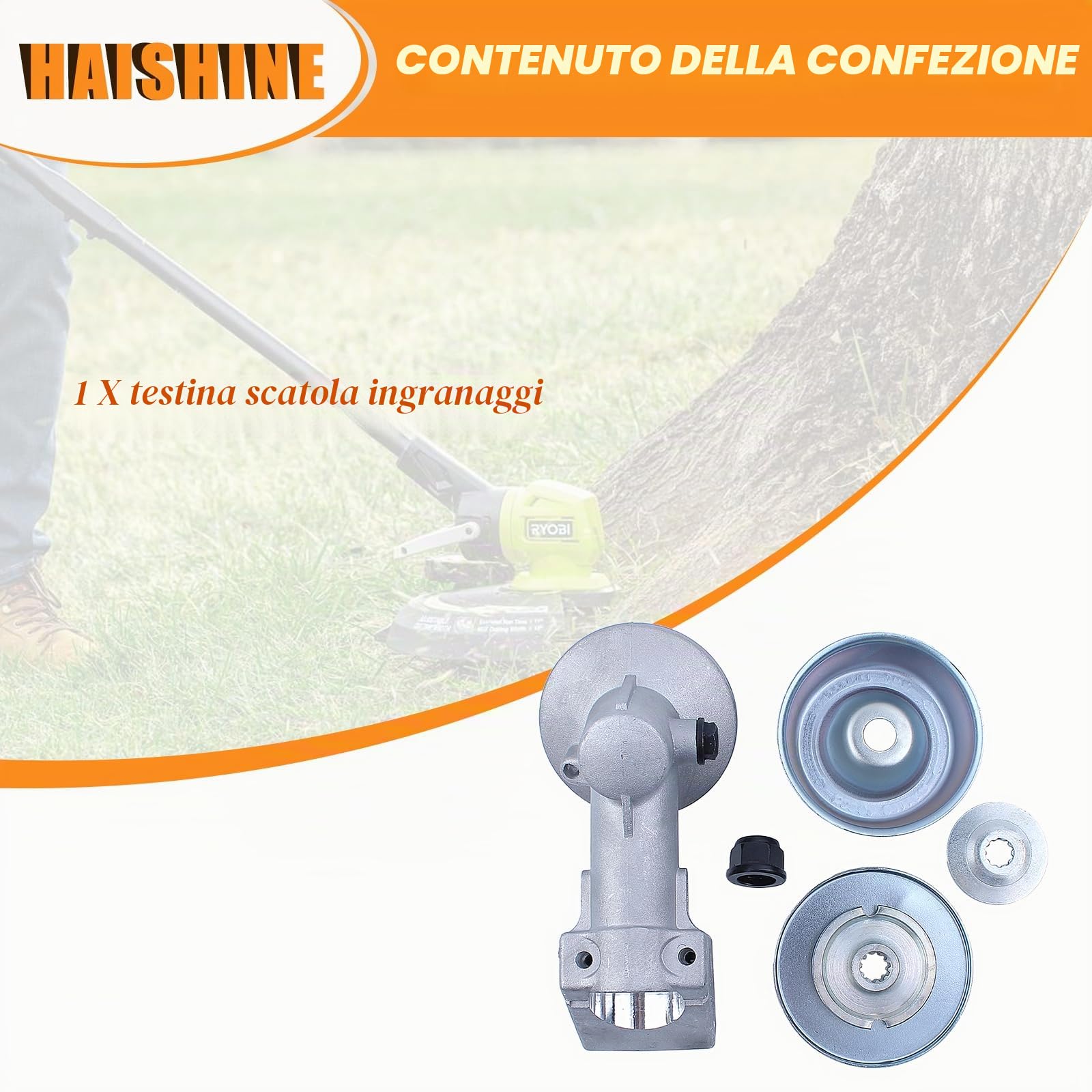 Testa del Cambio per Stihl FS120 FS130 FS200 FS250 FS90 FS100 FR130 FR220 FR350 FR450 FR480 FT100 Decespugliatore Alloggiamento Della, Sostituisce 4137 640 0100