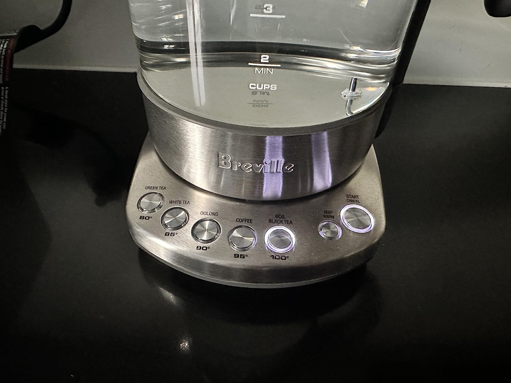 Breville the Smart 1.7 Litre Kettle (Clear) Electric Kettles Amazon