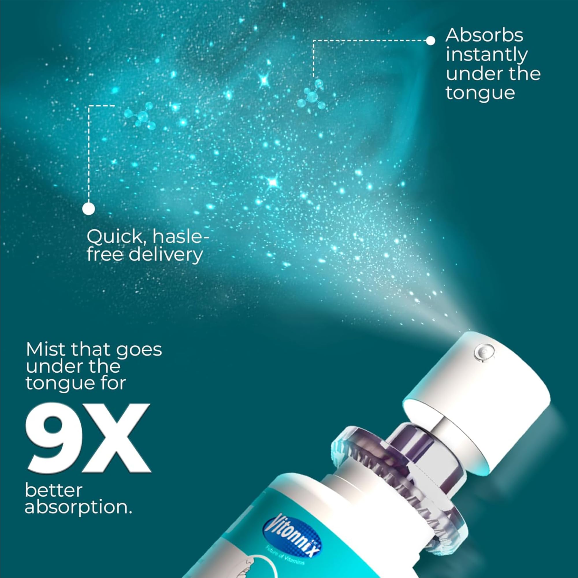 Vitamin B12 | Under the Tongue Sublingual Spray | Helps Relieve Numbness, Tingling Sensation & Brain Fog | For Memory, Brain, Heart & Nervous System | 20ml | 1 Month Supply — Amazon image 4