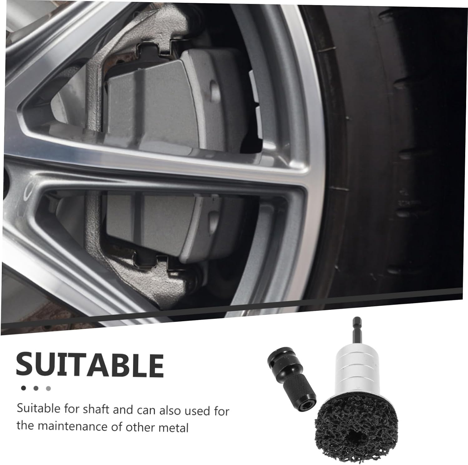 Wheel Hub Cleaning Kit Rust Removal Discs for Drill Hub Cleaning Pads for Commercial Truck