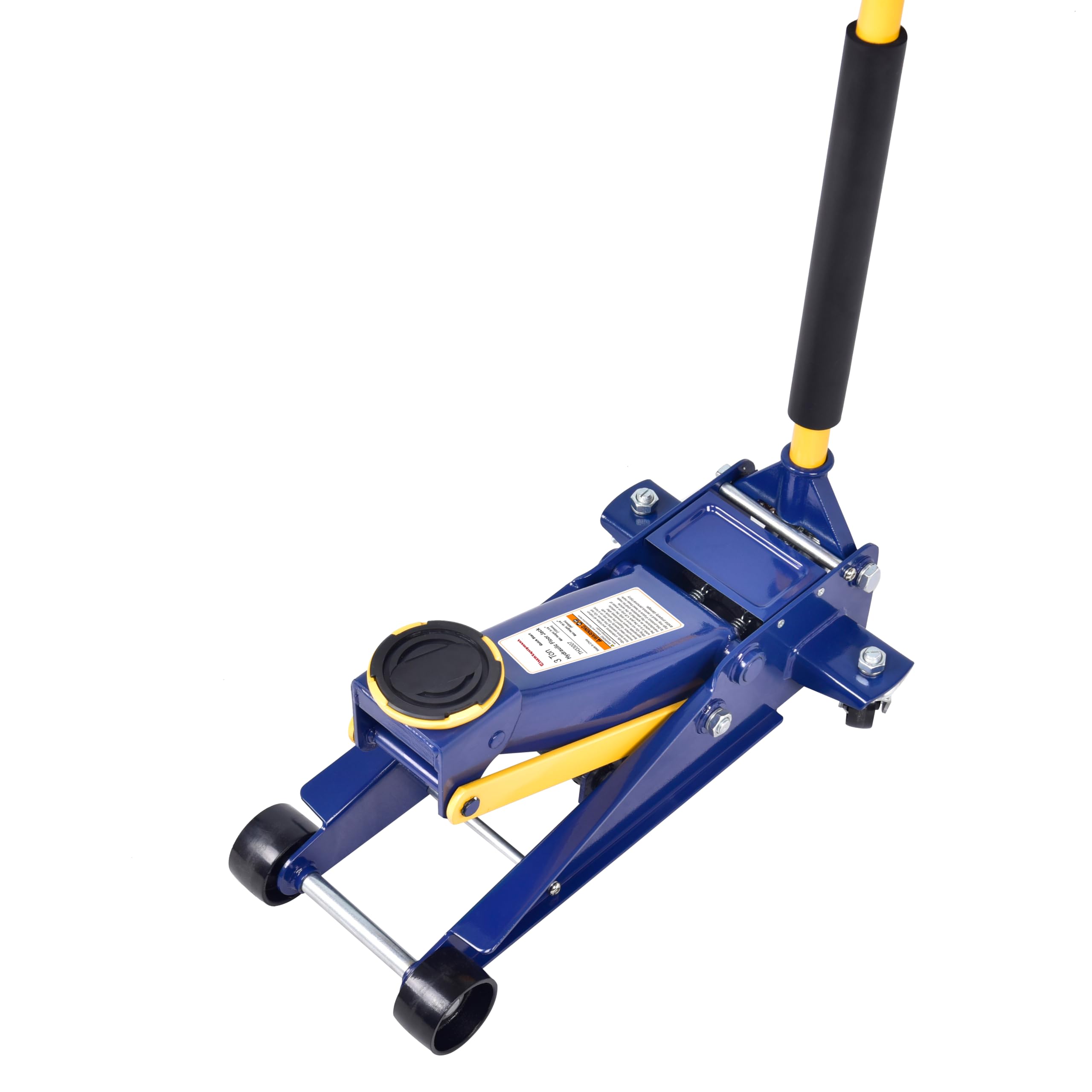 3 Ton Heavy Duty Hydraulic Floor Jack for Car (6600 lbs) with Single Piston Pump, Quick Lift, Lifting Range 5-1/4"to 18-1/4"