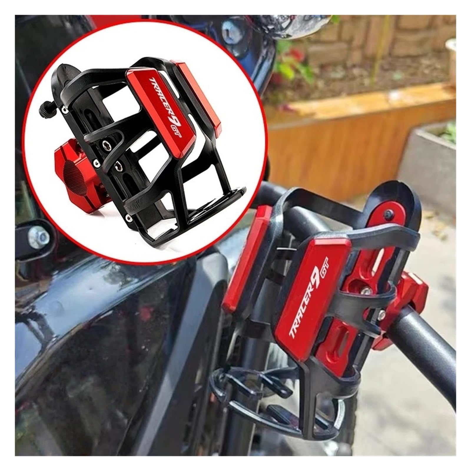 Moto Porte-gobelet pour Tracer 9 GT pour Tracer 9/GT 2021-2025 Accessoire Moto Bouteille d'eau Support De Verre