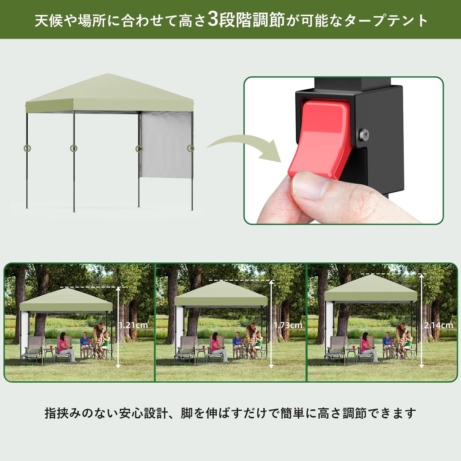 Amazon | ガービー（Garvee）ワンタッチタープテント タープテント