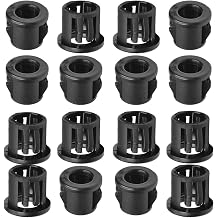 Cable Hose Snap Bushing Grommet Protector 200Pcs SK-10 10mm Mounted Dia Locking Bushing Protective Grommet Black,Aicosineg