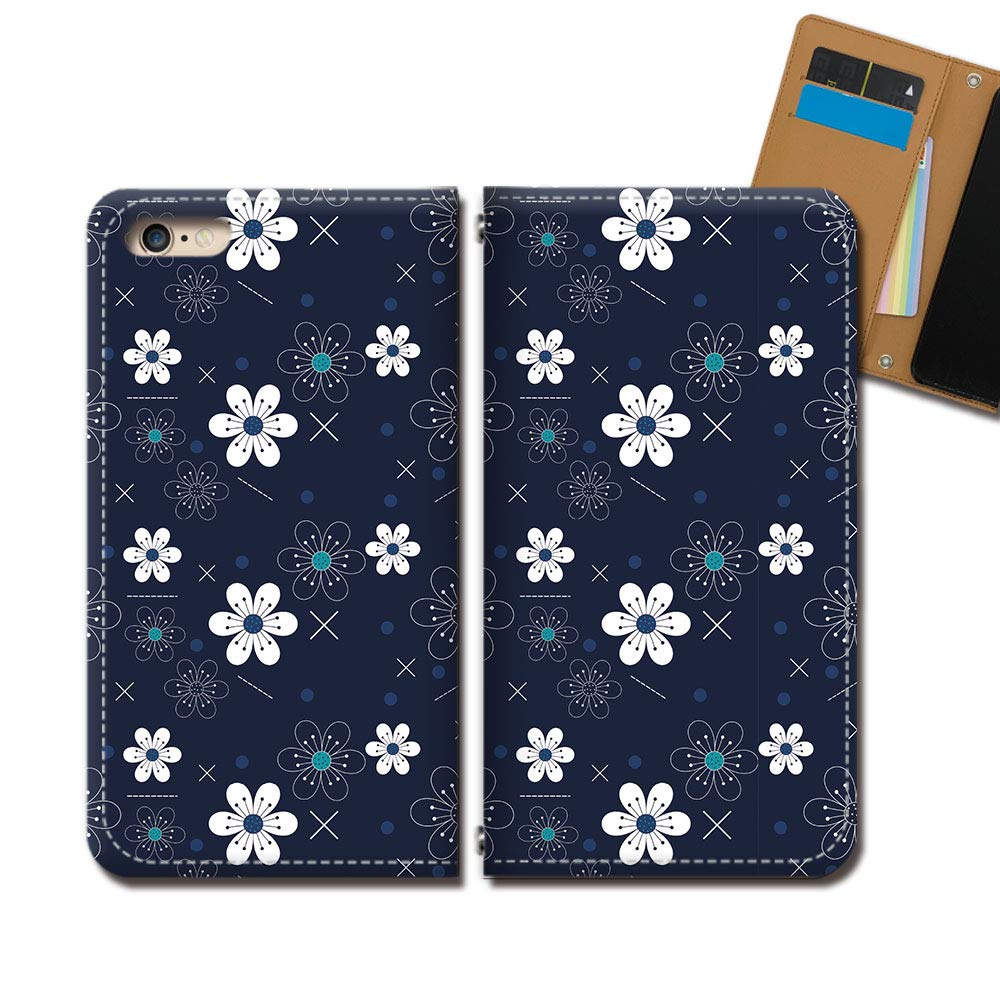 Amazon Co Jp Iphone 5 5s Iphone5s ケース スマホケース 手帳型 ベルトなし 模様 柄 花 青 北欧 手帳ケース カバー バンドなし マグネット式 バンドレス Eb 家電 カメラ