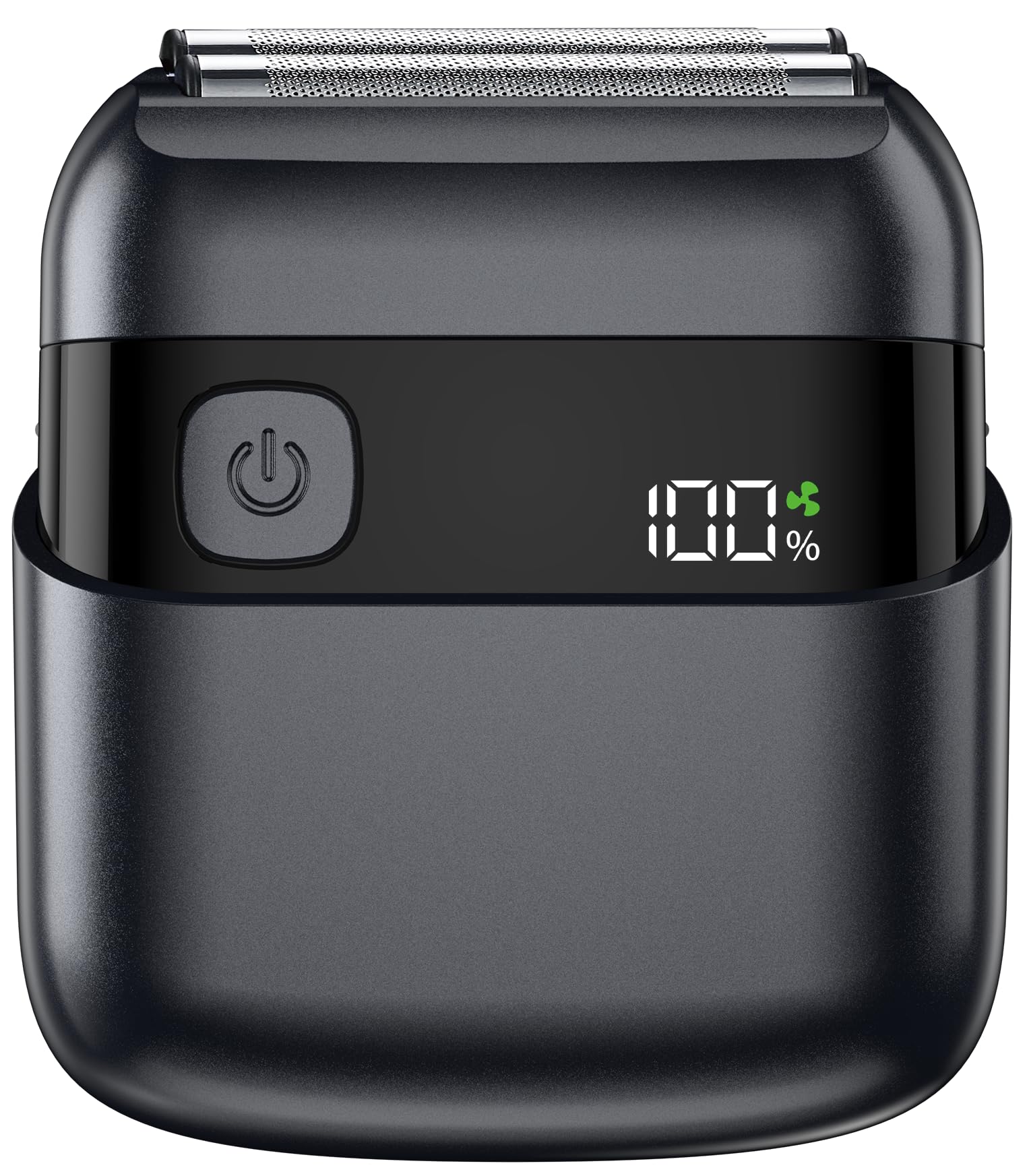 Mini Rasoio Elettrico Uomo Portatile, Rasoio da Barba e Viso Senza Fili IPX7 Impermeabile con Display LED, Ricarica Rapida USB-C, Lame di Precisione e Tecnologia