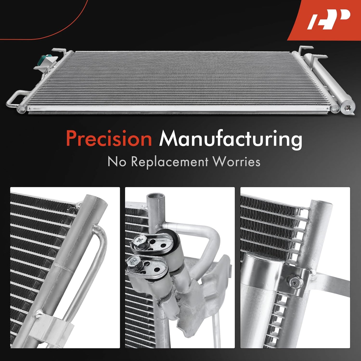 A-Premium A/C Condenser Replace# BBM461480D - Compatible with 2010 2011 2012 2013 Mazda 3, 3 Sport Hatchback