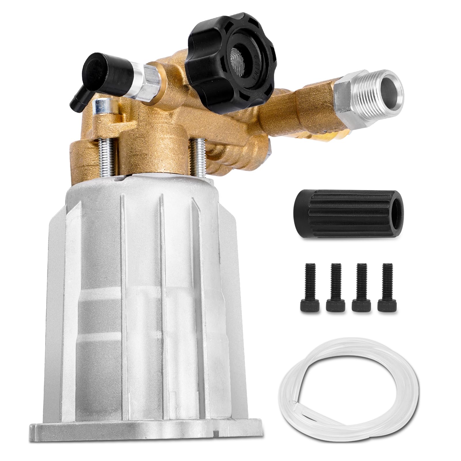 Gas Water Pump 1 Inch Triplex Plunger Pump - 4GPM, 4000PSI With