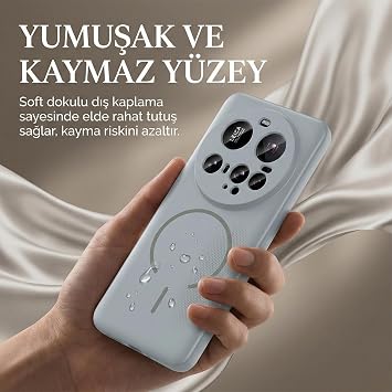 Microsonic Samsung Galaxy S24 Ultra için Kılıf Zeno MagSafe Siyah [Galaxy S24 Ultra ile Uyumlu Kılıf - Siyah]