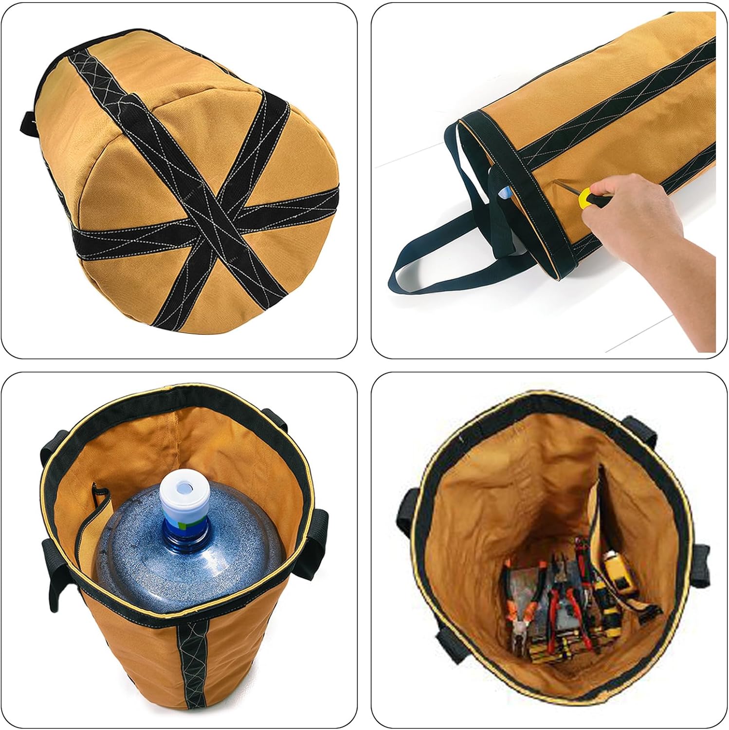 Tool Bag Aerials Grunt Bag Tool Storage Bag Bucket Linemen Bag Tool Organizers for Ironworkers
