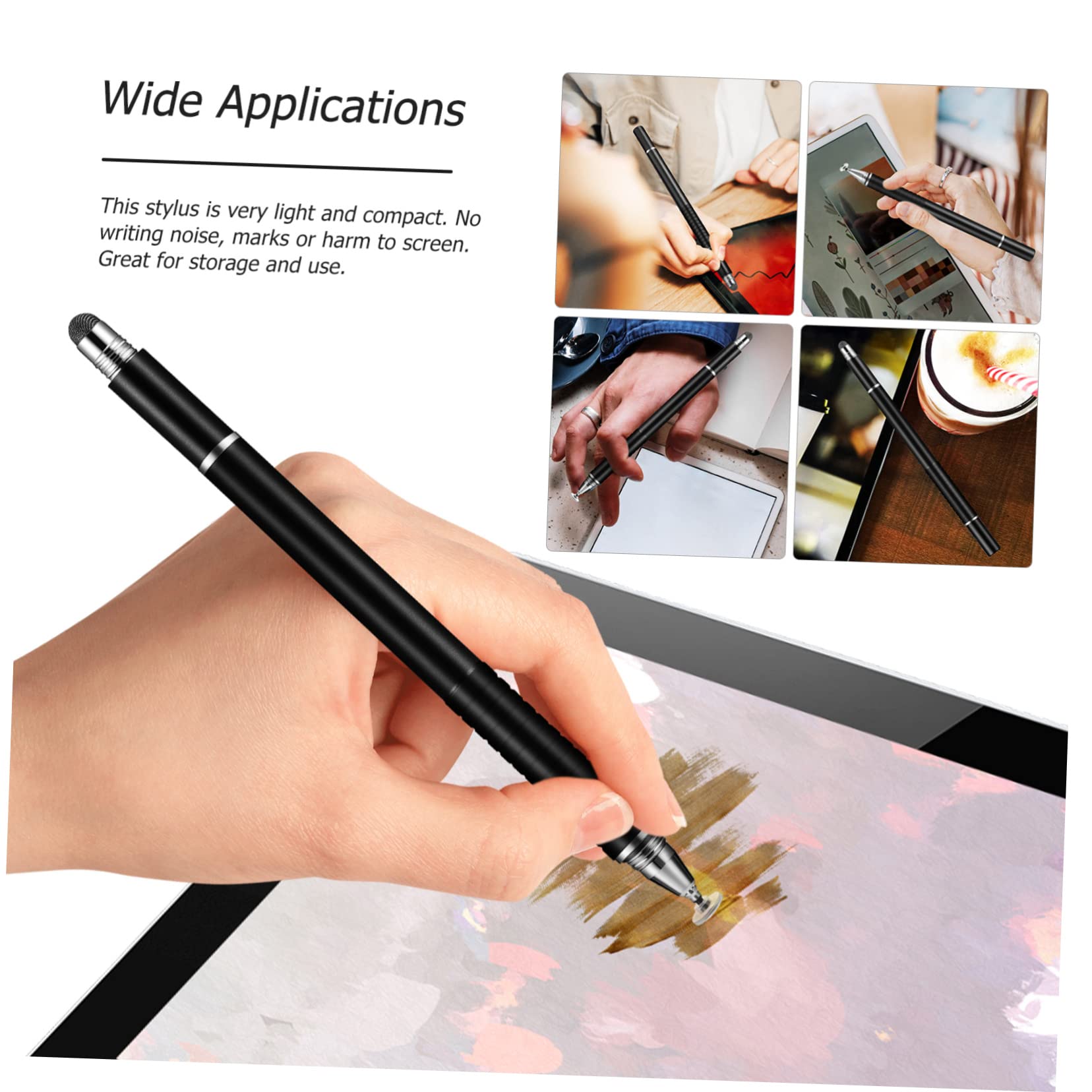 UKCOCO 6piezas Lápiz Capacitivo Delicado para Pantallas Táctiles Diseño Portátil y Ligero Herramienta De Escritura Electrónica Compatible Tablets y Móviles