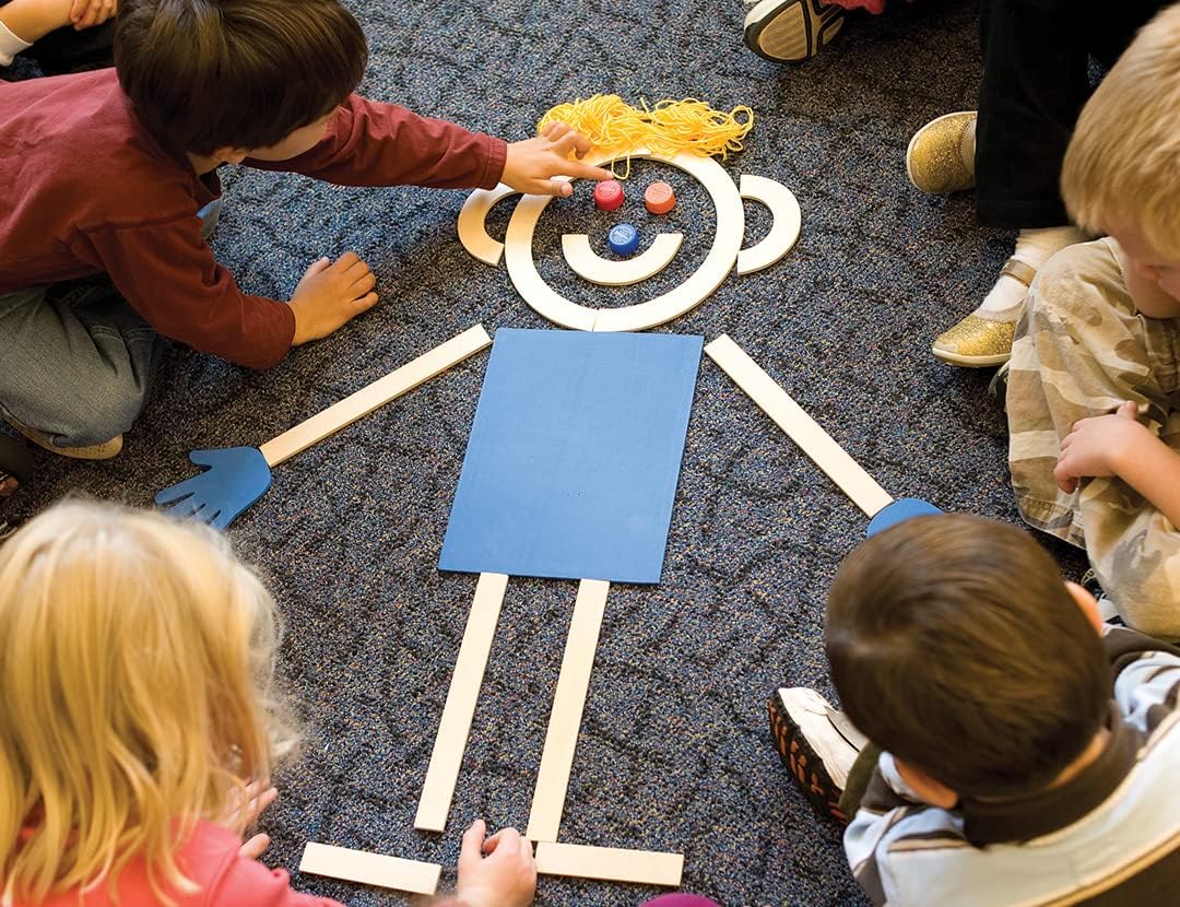 Learning Without Tears, Build Mat Man Kit, Age 4+,Preschool+, Handwriting Without Tears, Wood Letter Pieces, Sing Along CD, Poster, Mat Man Hands, School & Home, Sensory & Motor Skills