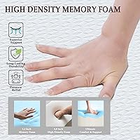 Vista 5 de 8" Leg Elevation Pillows Memory Foam Leg Support Bed Wedge Pillow Leg Elevated for Sleeping, Leg Pillows Good for Back& Knee& Hip& Ankles