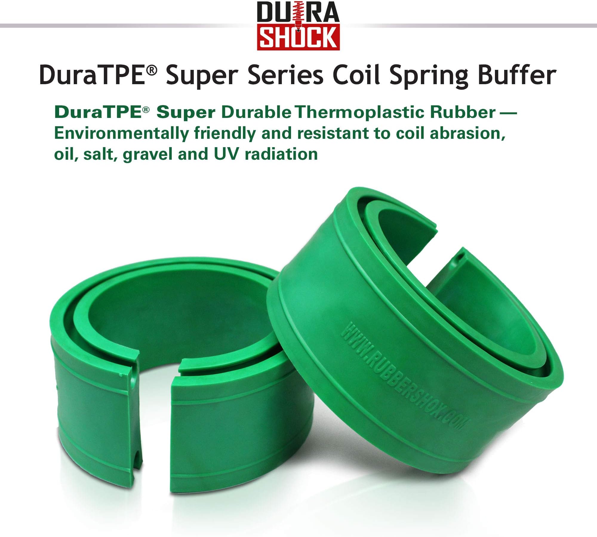 DuraSHOCK Coil Spring Spacer for Vehicle, Comes with Different Series for Different Loading Weight, Front Rear Shock Absorber (CSB Super, A-)