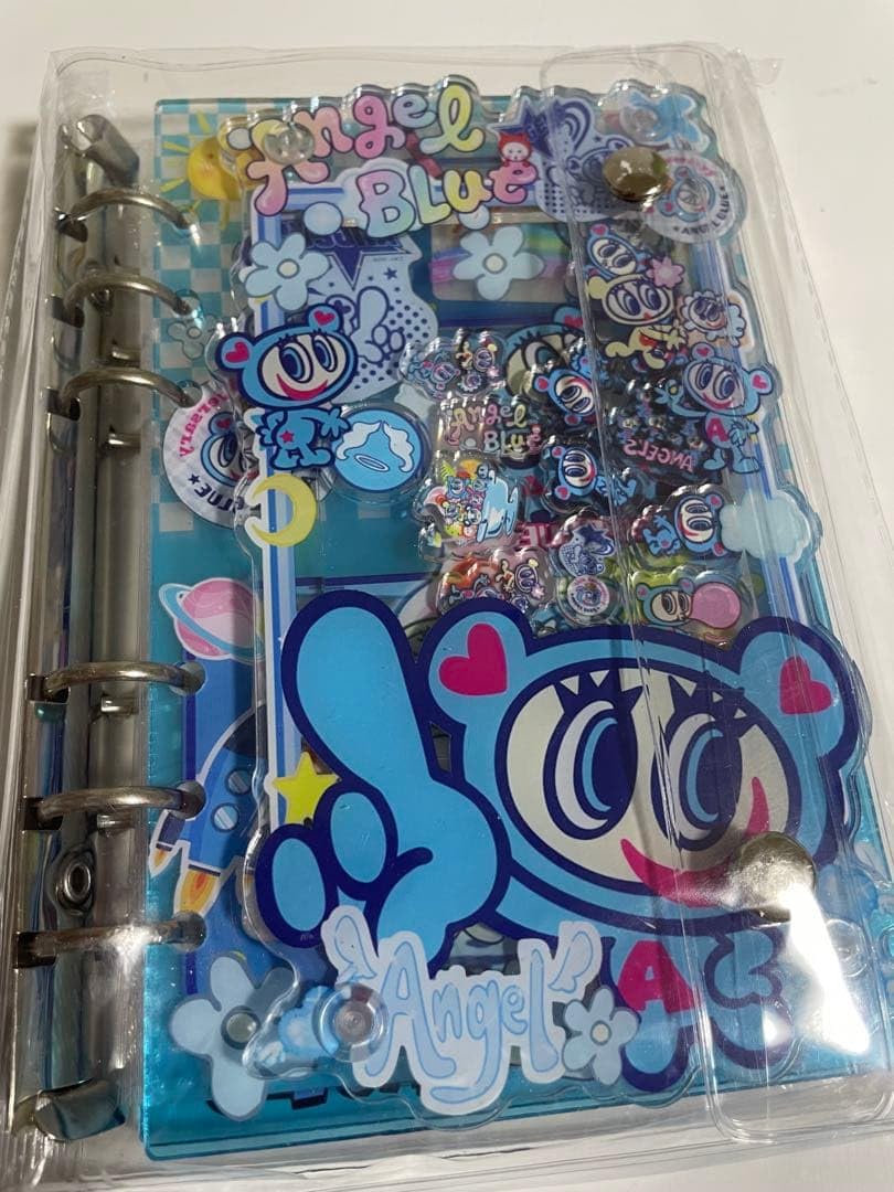 Amazon.co.jp: エンジェルブルーA6シャカシャカノートシール帳 カバー